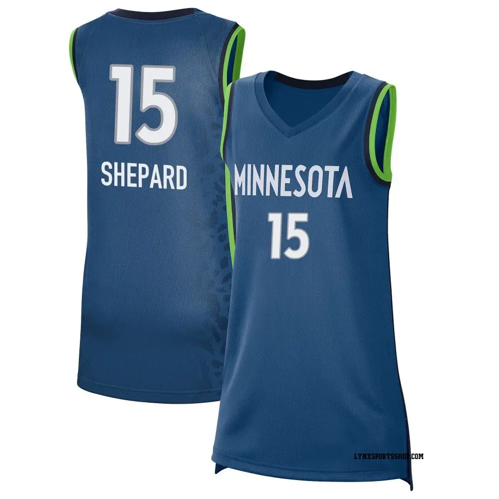 Women's Jessica Shepard ＃15 Explorer Edition Victory Blue Minnesota Lynx 2021 Jersey